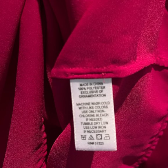 1.State Pink/Black blouse - Small - Picture 2 of 5